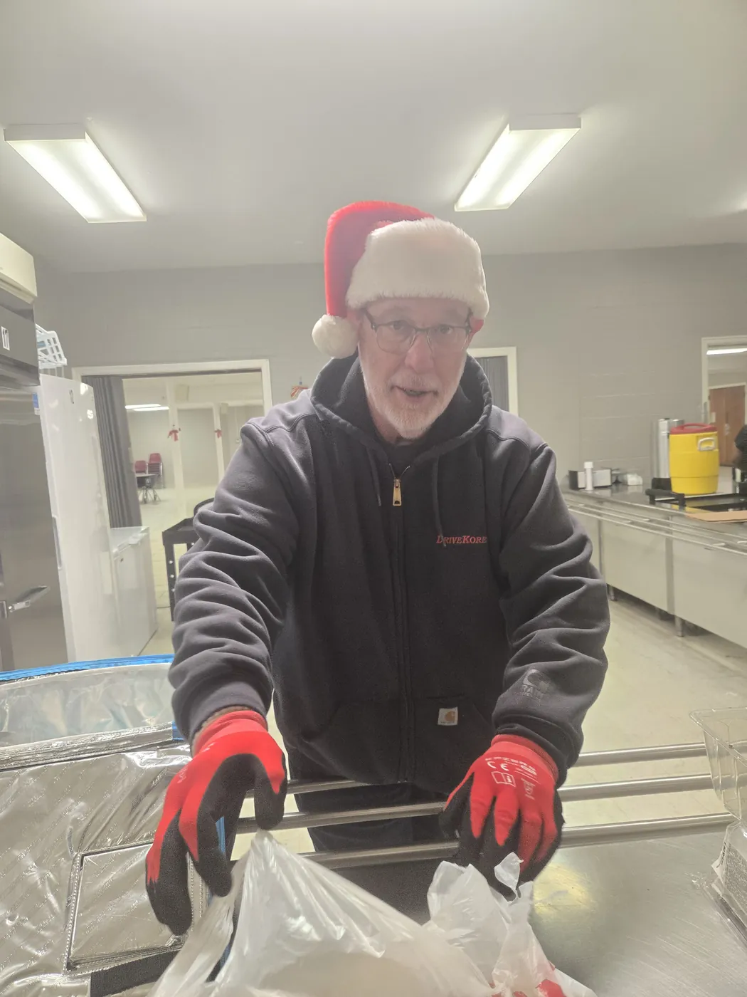 A volunteer in the St. Francis soup kitchen on Market Street, Allison Hill