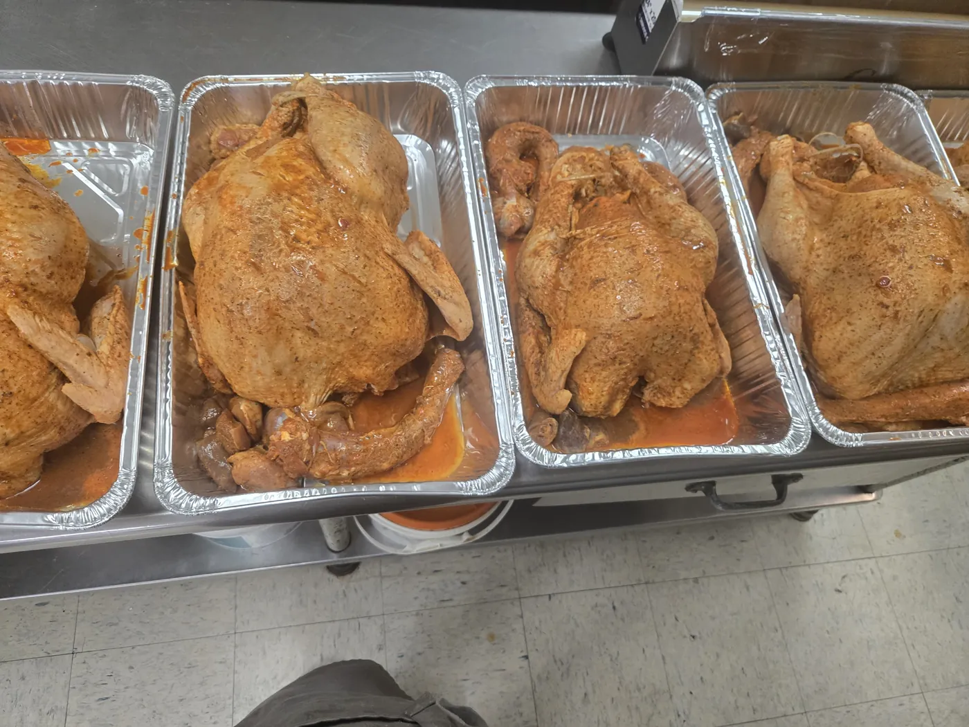 A volunteer in the St. Francis soup kitchen on Market Street, Allison Hill