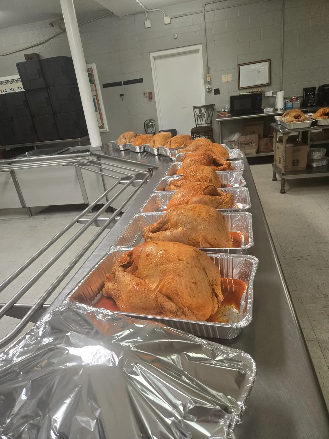 A volunteer in the St. Francis soup kitchen on Market Street, Allison Hill