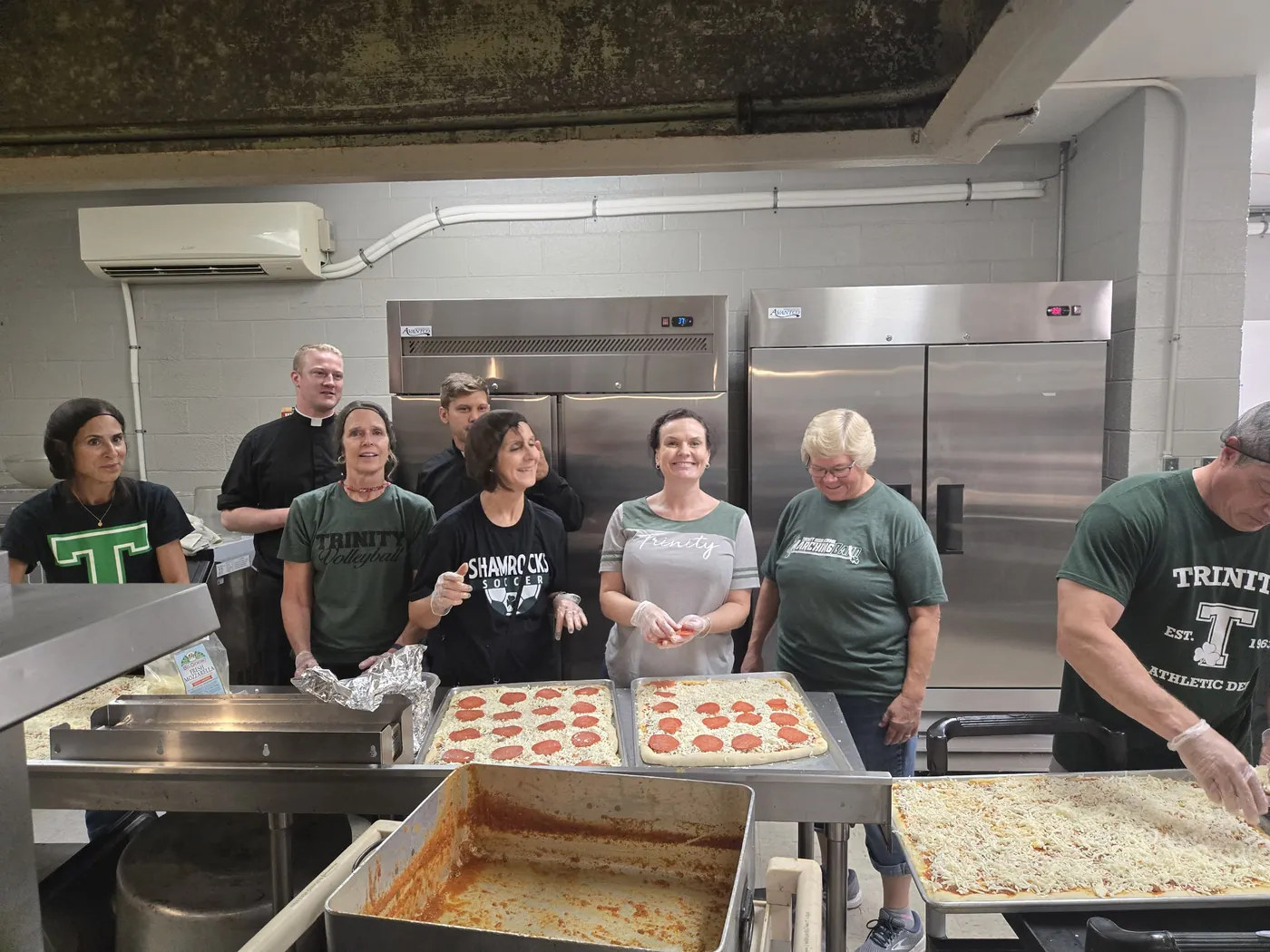 A volunteer in the St. Francis soup kitchen on Market Street, Allison Hill