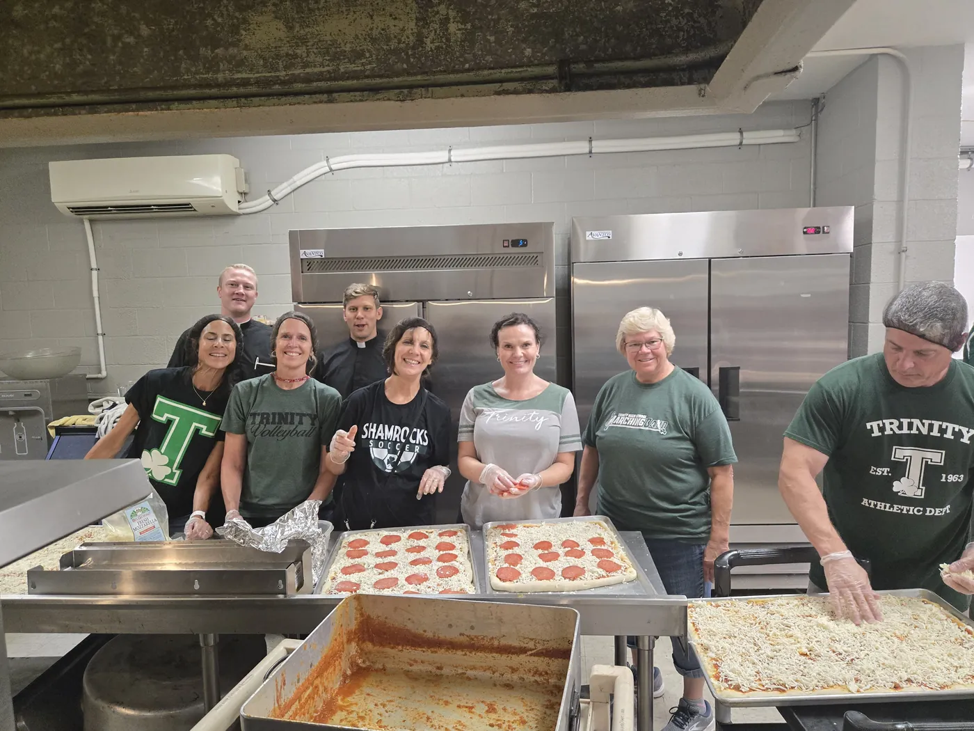 A volunteer in the St. Francis soup kitchen on Market Street, Allison Hill
